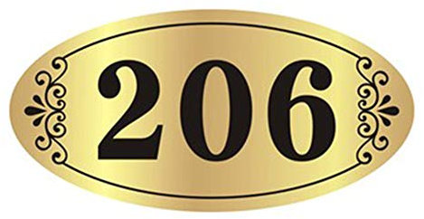 Personalised House Sign Address Yard Plaque Self-adhesive Acrylic House Name Plate Engrave House Number Room Number Custom Front Door Number Signage for Door Home Hotel