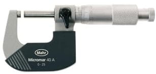 Mahr 4134002 Micromar 40 A Mikrometer, 50-75 mm Reichweite