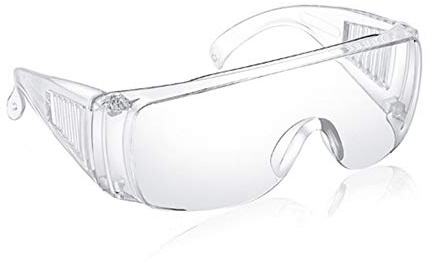 Sicherheit Schutz Brillen,Spritzwasserschutz Schutzbrille,Auch Für Brillenträger,Winddicht Staubdicht,Passt Kinder Und Erwachsene