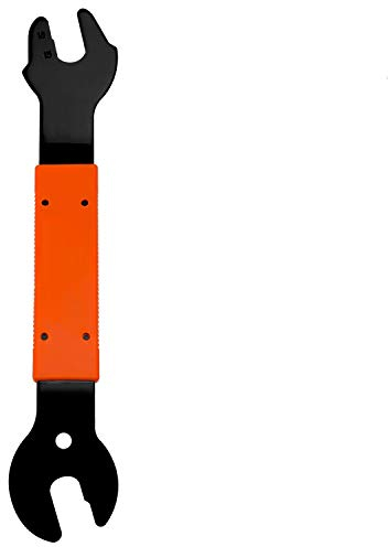 QKURT Bike Pedal Wrench, Double Sided Bicycle Spanner 15, 16, 17 mm Repair Removal Tool for Biking Cycling Mountain Bike MTB BMX