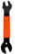 QKURT Bike Pedal Wrench, Double Sided Bicycle Spanner 15, 16, 17 mm Repair Removal Tool for Biking Cycling Mountain Bike MTB BMX