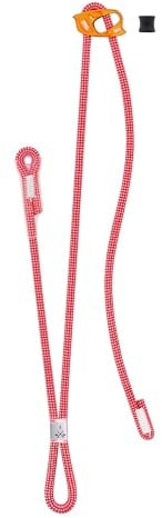 PETZL - Doble Conexión DUAL CONNECT ADJUST - Unisex, Rojo, Talla Única