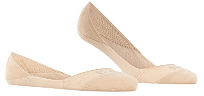 FALKE Damen Füßlinge Invisible Step Medium Cut Box W In Baumwolle unsichtbar einfarbig 1 Paar, Beige Cream 4011, 39-40
