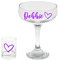 Personalised Cocktail Mixer Shaker With Matching Glass Gift Kit Set Cocktail Making Bundle (Pornstar Martini Glasses Only)