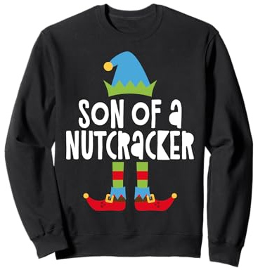 Son Of A Nutcracker T-Shirt Christmas Elf Shirt Sweatshirt