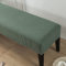 Highdi Sitzbankbezug Esszimmer, Samt Universal Bank Schonbezug Stuhlhusse für Bank Bankkissen Bezüge Dining Sitzbezug Bench Cover Bench Slipcover Abnehmbar Sitzbezug (Grün)