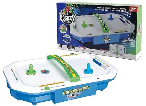 Air-Tischhockey für Kinder, Spiel Hockey Flipper Spiel Hockey Kinder Lufthockey mit 2 Griffen und 2 Scheiben inklusive, komplett mit integriertem Punktezähler