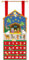 Zhanmai Krippe Adventskalender Christlicher Leder Adventskalender für Kinder Adventskalender Wiederverwendbar Weihnachten Adventskalender mit 24 Ornamenten Taschen Wandbehang Countdown bis Weihnachten