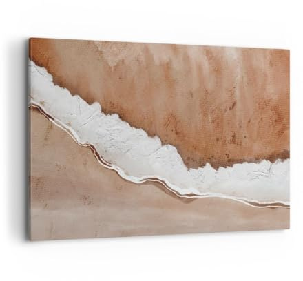Lienzo Decorativo 120x80cm Moderno Horizontal Abstracto Pastel - 5640