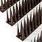 OFFO Bird Spikes High for Anti Pigeons Spikes to Keep Bird or Animals Away, Fence Spikes of Bird Deterrent Covers 1.2m,Height 10cm,Brown