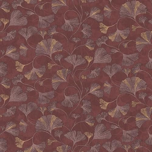 Stoff Meterware edle Ginkgo Blätter Halb Panama - 1 Meter, Blüten, Blumen, Elegant, Kissen, Kissenhüllen, Kissenbezüge, Tischdecke, Tischläufer, Vorhang, Gardiene, Deko, Taschen, Accessoires