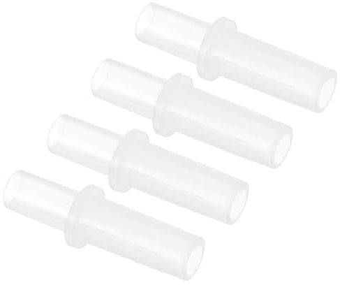 uxcell Bifold Door Hardware, 4-Pack Bi-Fold Door Top Pivot D, Bifold Closet Door Hardware Repair Part Kit for Sliding Wardrobe Doors Folding Door, Silver