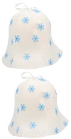 DIKACA 2st Saunahut Spa-hüte Sauna-haarkappe Badekurorthüte Sauna-banja-kappe Sauna Kopf Abdeckung Russische Banja-mütze Saunahüte Saunamützen Badehut Leicht Saunazubehör Fräulein Gefühlt