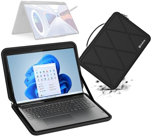 Smatree Hard Eva Schutzhülle Tasche Kompatibel für 16 Zoll Lenovo Yoga 7i Gen 8/ Yoga 7i/Yoga 7 2-in-1 Laptop, für Yoga 7i/Yoga 7 Gen 8, für 15,6 Zoll ThinkPad T15p Gen 3, ThinkPad P15v Gen 3 (X8289)