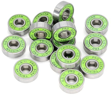 8 Stücke 608 RS Lager ILQ-11 8x22x7 Grün Longboard Geschwindigkeit Inline Skate Radlager Skate Roller Glatte Skate Roller Lager (Size : 8Pcs ILQ-11 Green)