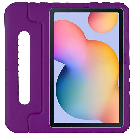 Funda para Samsung Galaxy Tab S6 Lite de 10.4 pulgadas 2024/2022/2020 (SM-P620/P610/P615), a prueba de golpes, funda ligera para niños para tablet Samsung Galaxy S6 Lite (morado)