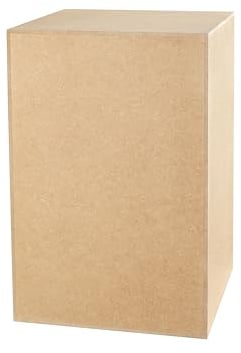 Decorativo Colonna MDF, colonna per fiori per soggiorno, supporto per decorazioni, base, supporto per piante, base stabile, design moderno, 60x40x40 cm