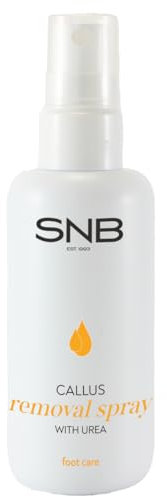 SNB Professional Callus Removal Spray 110ml mit Urea, Lavendelöl, Glycerin, Eukalyptus, Kamille | 91% natürliche Zusammensetzung | Hornhautentferner| Hornhaut entfernen fuß| für sehr trockene Haut