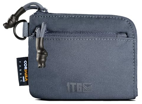 1TG Tactical Porte-Monnaie, Portefeuille Minimaliste en Nylon 500D, Porte-Monnaie pour Monnaie, Porte-Carte d'identité, Pochette d'argent, Sac Tactique avec Fermeture YKK