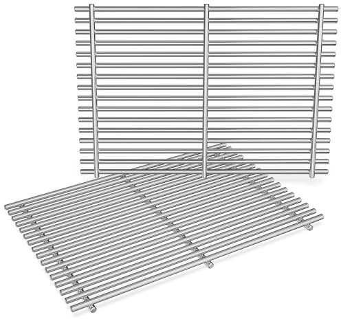 QuliMetal Grill Grates for Weber Spirit 300 and GS4 Spirit II 300 Series, Spirit 700, Genesis Silver B & C, Genesis Gold B & C, Genesis Platinum B & C, Genesis 1000-3500