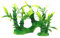 amangul Aquarium-Dekoration, realistische grüne Bambusharzpflanze, natürliches Aussehen für Zuhause, Aquarien und Aquarien, Ornament, Heim-Aquarium-Zubehör