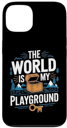 Custodia per iPhone 13 Geocaching Il mondo è il mio parco giochi divertente Geocacher