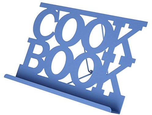 Premier Housewares 507592 Cookbook Stand - Blue 18 x 30 x 18 cm