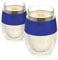 Host Copas de enfriamiento para congelación de vino en azul (juego de 2), 2 unidades (paquete de 1)