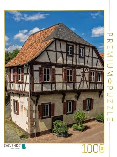 CALVENDO Puzzle Bad Kreuznach - Dr. Faust-Haus | 1000 Teile Lege-Größe 48 x 64 cm Foto-Puzzle für glückliche Stunden