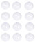 Yeelan Klar Kunststoff Acryl Fillable Transparent Ball Ornament Kugel Kugel für Hochzeit Weihnachten Home Decor (50mm, Set 12 Stücke)