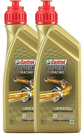 olio motore moto e scooter Castrol Power 1 Racing 2T Confezione 2x1lt.