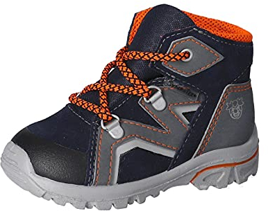 RICOSTA Jungen Boots TAMMO von Pepino, Weite: Mittel (WMS),Sympatex,wasserdicht,Kids,Kinderschuhe,Booties,Nautic/Graphit (174),28 EU / 10 Child UK