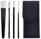 Y2PKZISTORE Pedicure Knife Set, 4 PCS Pedicure Knife for Feet Ingrown Toe Nail Correction Nippers Clipper Remover with Storage Bag