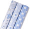 RUSPEPA Geschenkpapierrolle – Mini-Rolle – 43,2 cm X 3,05 m Pro Rolle – Baby Boy Design (42,5 Sq.Ft.Ttl)