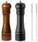 BINHAI BINHAI Holz Pfeffermühle Set Salz Schwarz Pfeffermühle Kit Manuelle Mühlen Solide mit Starken Einstellbaren Keramikmahlwerken 2 Stück 8 Zoll