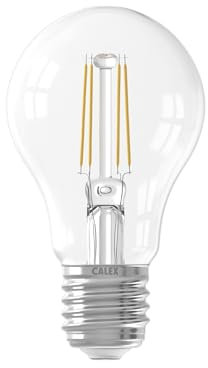 CALEX LED Lampe E27, A60, Filament Klar, 2700K Warmweiß Licht, nicht dimmbar