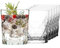 KIAPPO Trinkgläser Set 345 ml - 6 Stück Modern Gläser - Saftgläser - Wassergläser - Sektgläser - Dessertgläser - Spuelmaschinenfest - 102 x 84 mm