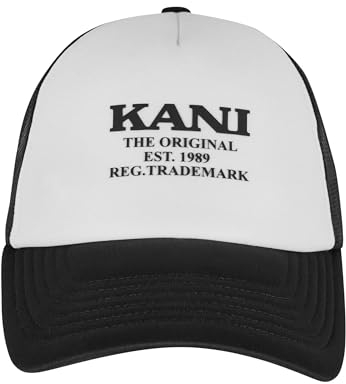 Karl Kani Unisex KA241-014-1 Retro Os Logo Trucker Cap one Size Black