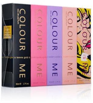 Colour Me Femme Gold/Pink/Violet/Pearl/Pop Art 50ml EDP Quin Gift Set