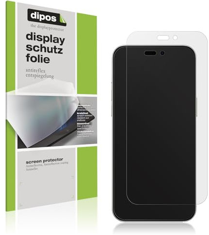 dipos I 4X Schutzfolie matt kompatibel mit Apple iPhone 16 Plus Folie Displayschutzfolie, Ultra-Dünn, Entspiegelt, Case-Friendly