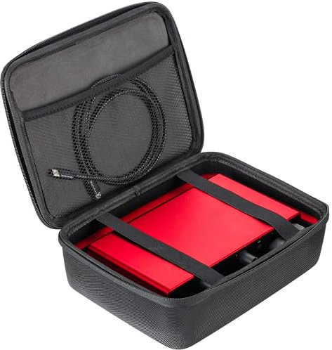 GIGCASE Audio Interface Case - Compatible with Scarlett 2i2/2i4/UA Volt 176/UA Volt 2/M-Audio M-Track Solo/Native Instruments Komplete Audio/Mackie Onyx Artist 1X2,Producer 2X2/MOTU M2 + many more