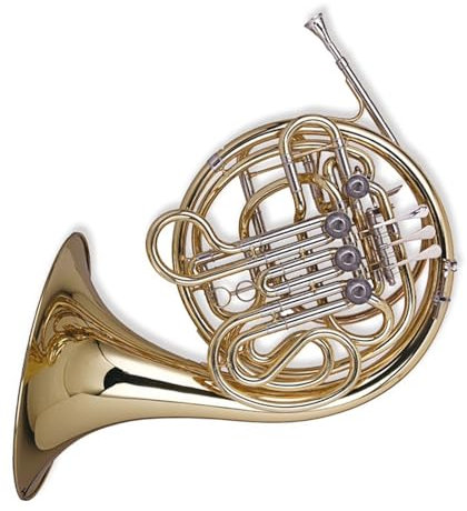 Professionelles Waldhorn B-Dur 4-Tasten-Doppelreihe Waldhorn geeignet für Erwachsene