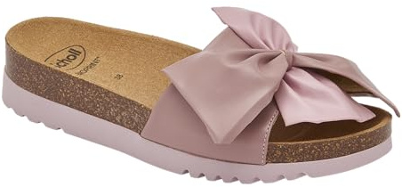 Scholl, Sandales d'été pour femme avec maxi arc, rose, 40 EU