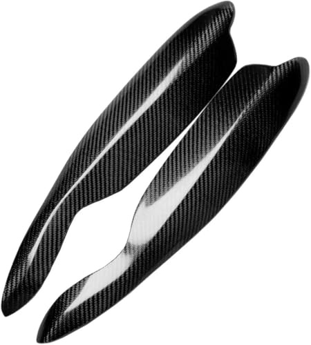 HmhQ5 Auto Scheinwerfer Augenbrauen für Smart Fortwo 451 2009-2014,Augenlider Trim Scheinwerfer Augenbrauen Abdeckung Dekorative Verkleidung