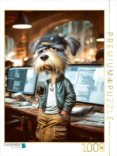 Puzzle · Hier stehe ich vor Euch - ich Informatik-Nerd | 1000 Teile · Lege-Größe 64 × 48 cm · CALVENDO Puzzle