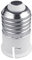 NVOQILIN Soporte de bombilla E27 a B22, adaptador convertidor de soporte de lámpara, adaptador de base de bombilla, adaptador de enchufe fácil de usar