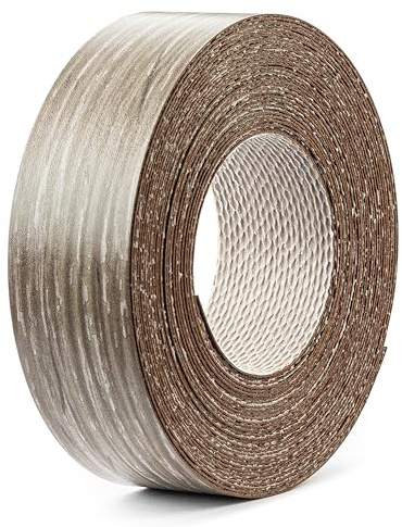 cyclingcolors 1x Kantenumleimer Holzfurnier mit Schmelzkleber 21 mm x 5 m Dicke 0,50 mm verschiedenen Dekoren Melaminkanten Band Aufbügelbare Möbelkanten-Band Melaminkanten, Tabakfarbene Sonoma-Eiche