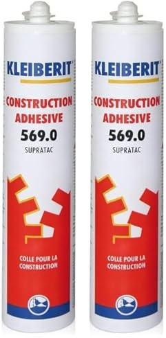 KLEIBERIT CHIMIE SARL CPA65032 Colle PU en Gel KLEIBERIT 569.0-Cartouche 325g-569.0.8806 (Lot de 2)
