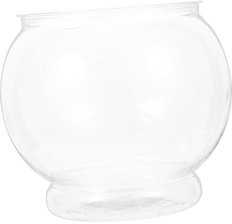 Homoyoyo Landscape Fish Tank Globe Fish Bowl for Desk Home Office Decoration Unbreakable Micro Landscape Container for Aquatic Plants and Small Pets