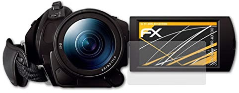 atFoliX Protecteur d'écran compatible avec Sony FDR-AX700 Film Protection d'écran, antiréfléchissant et absorbant les chocs FX Film Protecteur (3X)